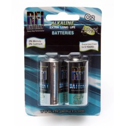 Alkaline-batteri C (LR14) 2-pack